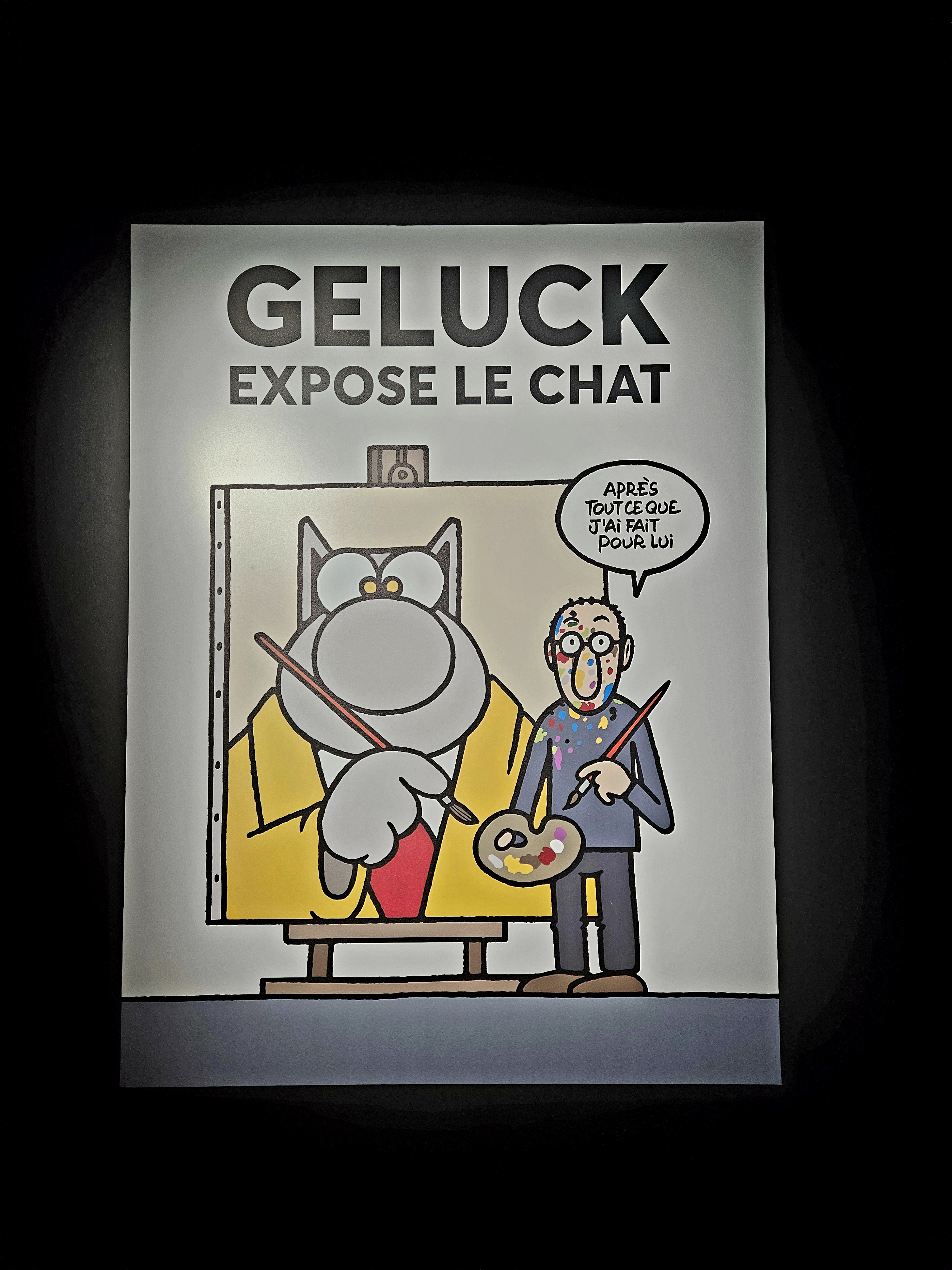 Exposition Geluck expose Le Chat – R42, culture gourmande
